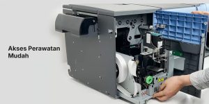 Maintenance of the Kisan K6 Strapper is easy, simply open the front of the device to access the machine components.