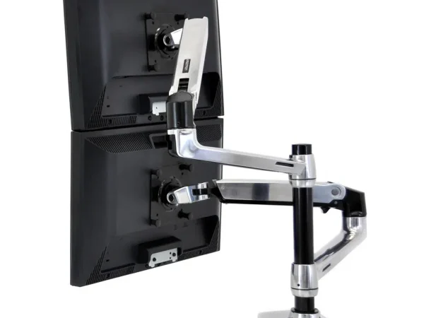 LX Dual Stacking Arm   Two Monitor or Laptop & Monitor Mount
