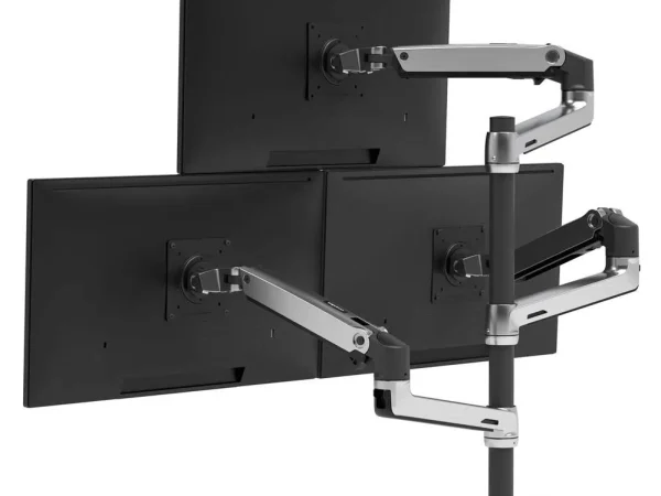 LX Desk Triple Monitor Arm – Bundled Workspace Solution three monitor mount