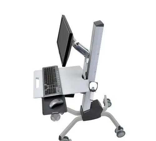 Neo Flex® LCD Cart   height adjustable computer cart
