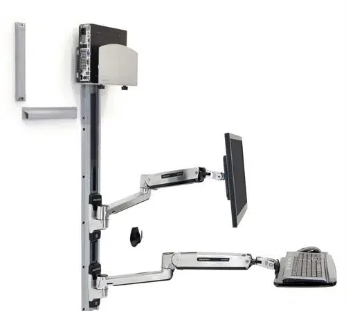 LX Sit Stand Wall Mount System   Keyboard & Monitor Mount